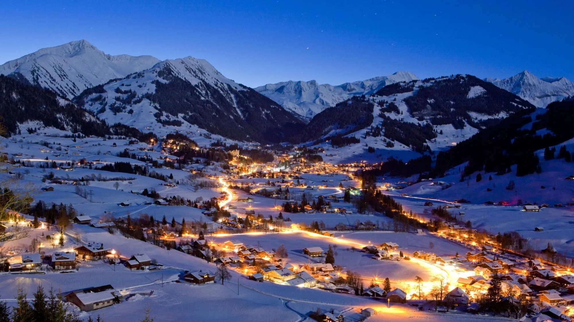 Gstaad in winter
